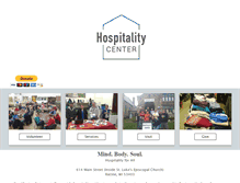 Tablet Screenshot of hospitality-center.org